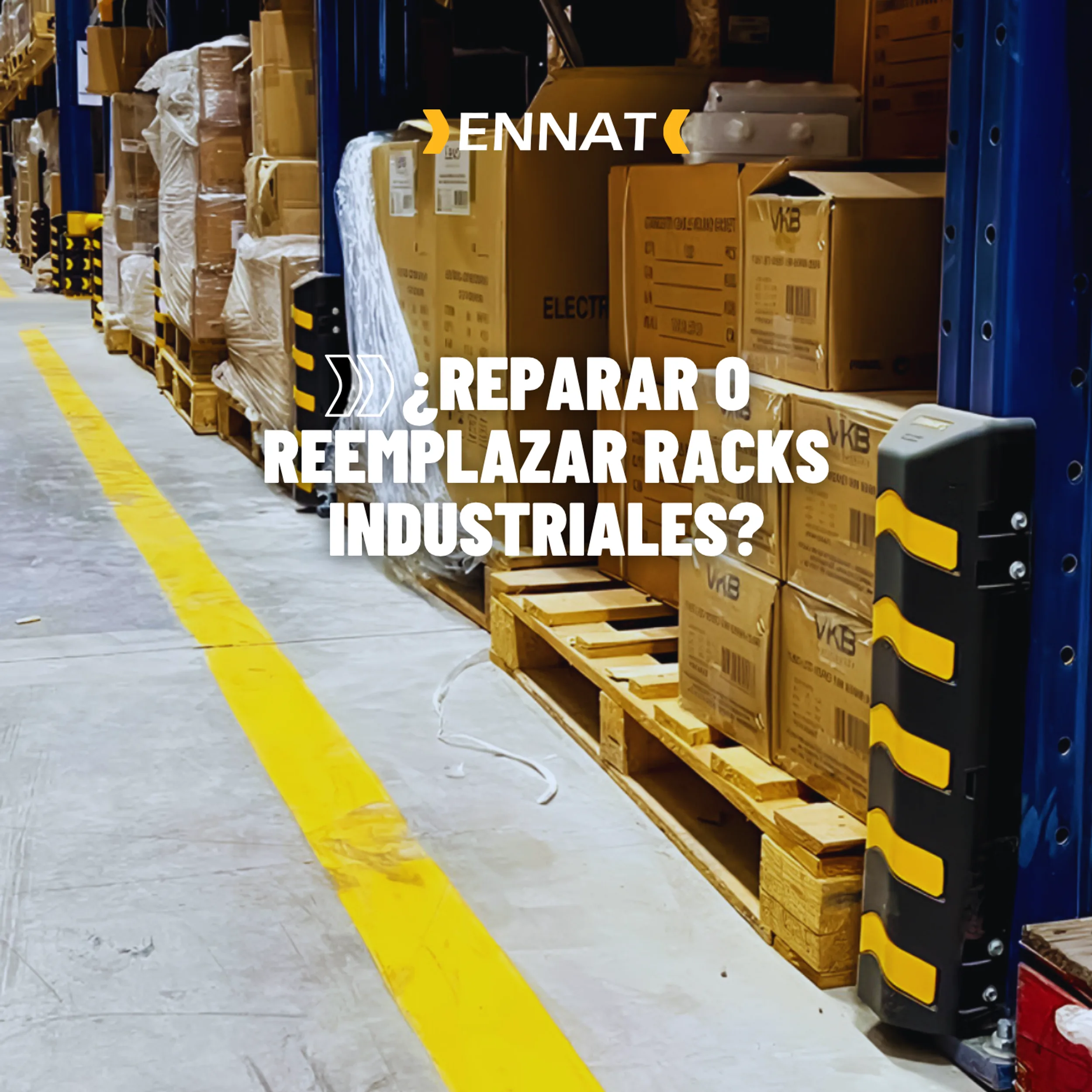 ¿Reparar o reemplazar racks industriales?